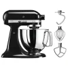 en ligne officielle SET KitchenAid KSM 125 Schwarz + Zubehör Set – Robot De Cuisine 7