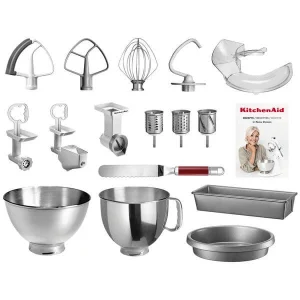 KitchenAid KSM 175 Nadia Damaso`s Set Rouge – Robot De Cuisine online boutique 7