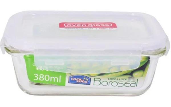 Promotio de vente Lock & Lock Récipients à Provisions Boroseal 0.38 L, Transparent – Appareils De Cuisine Divers 1