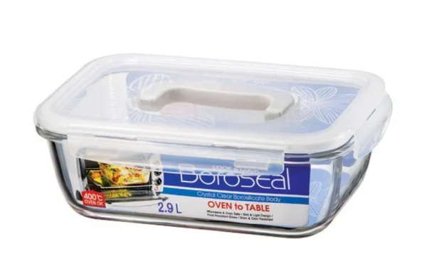 boutique en ligne france Lock & Lock Récipients à Provisions Boroseal 2.9 L, Transparent – Appareils De Cuisine Divers 1