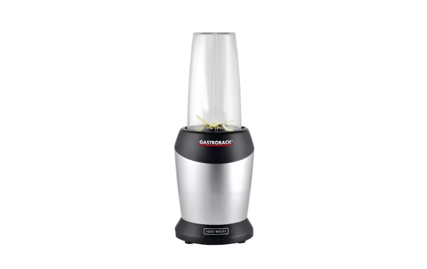 grande promotion Gastroback Appareils à Smoothies Design Micro Blender Argenté – Mixeur à Poser 1