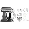 boutique en ligne KitchenAid KSM 200 Argent Médaillon Swiss Edition – Robot De Cuisine 7