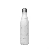 styles dernier cri Qwetch Bouteille En Acier Isolée Marble 500ml Blanc – Appareils De Cuisine Divers 5